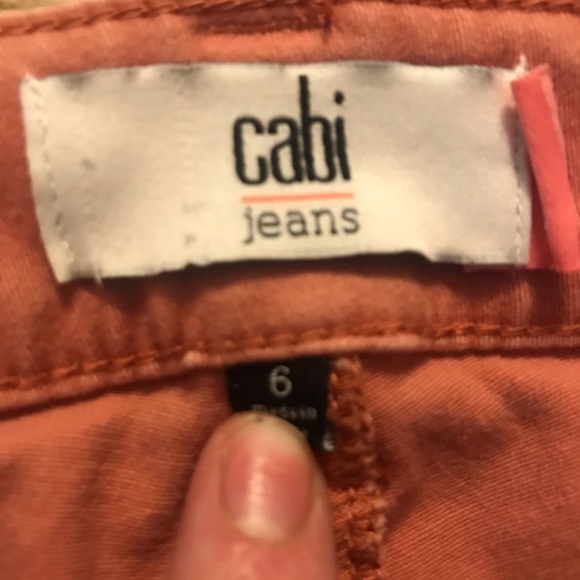 Size 6 CAbi Pink Jeans - Picture 2 of 2